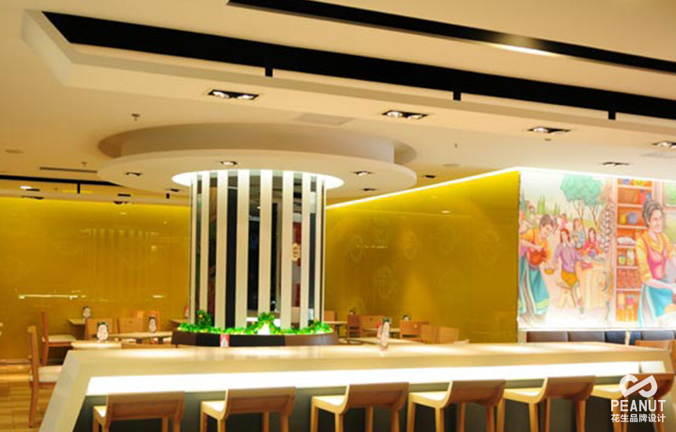 卡撒浓汤餐饮连锁店设计|广州餐饮连锁店设计-广州花生品牌设计